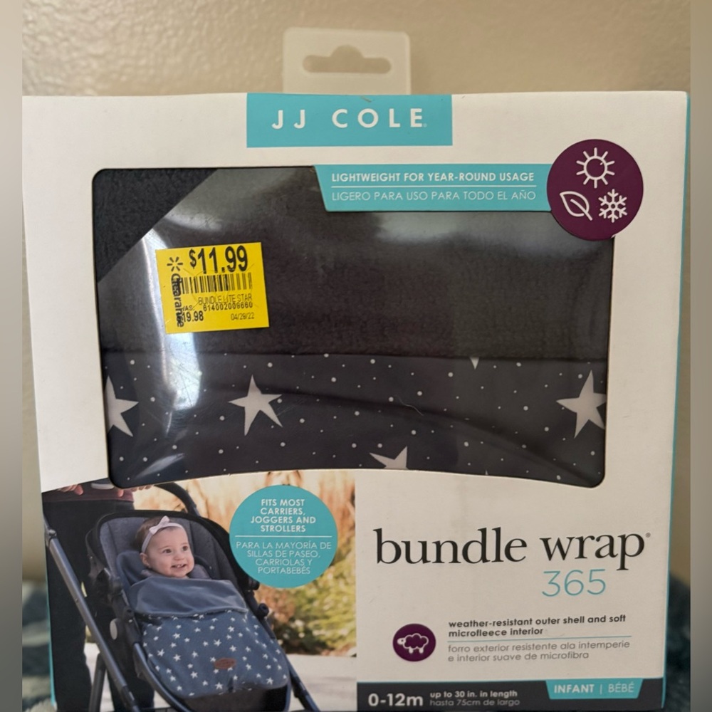 JJ Cole Starry Night Bundle Wrap - Dark Gray